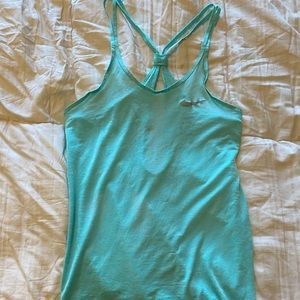 Turquoise Nike workout tank